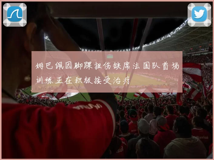 姆巴佩因脚踝扭伤缺席法国队首场训练正在积极接受治疗